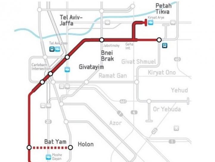 Route Map of the Red Line