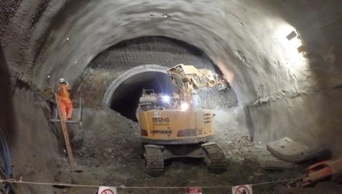 Platform Tunnel West - TBM Tunnel Enlargement